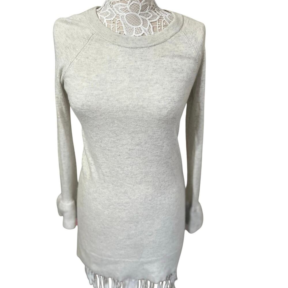 Banana Republic Light Gray Wool/Cashmere Blend Sweater Dress- Womens Size Small